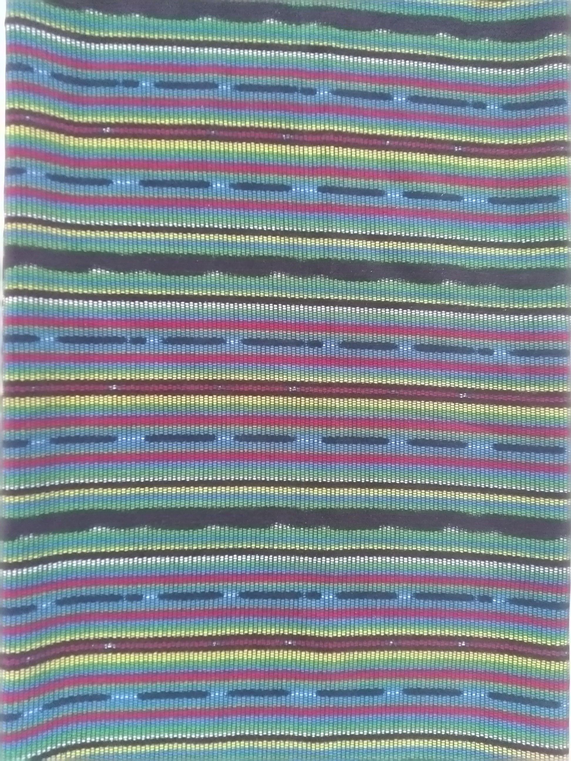 Material kain motif tenun, dengan proses print mesin